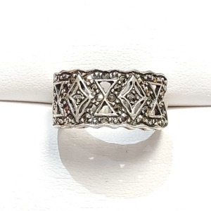 $120 Silver Marcasite Ring