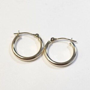 $250 14K 0.67G Hoop Earrings