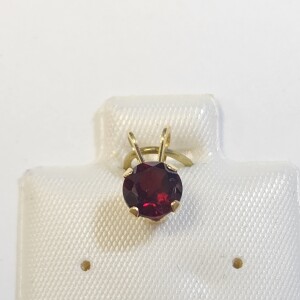$160 14K Garnet Pendant