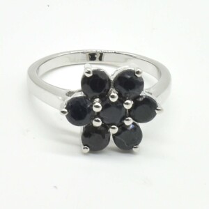 $180 Silver Blue Sapphire(1.8ct) Ring