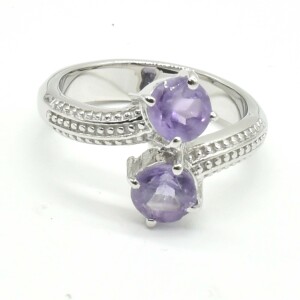 $260 Silver Amethyst(1.35ct) Ring