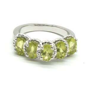 $300 Silver Peridot(2.25ct) Ring