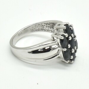 $280 Silver Blue Sapphire(1.8ct) Ring