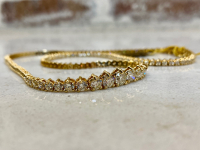 $27,380 Value - 14K Yellow Gold Diamond Necklace