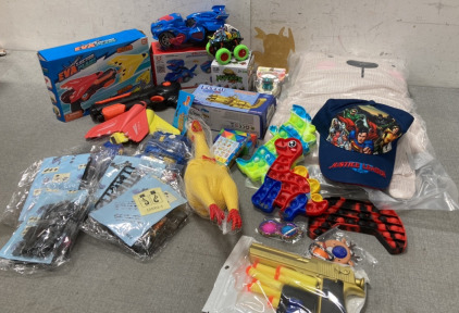 Eva Ejection Plane, Monster Zap Truck, Justice League Hat And More