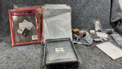 (5) Packs of Binder Liners-(8) Dry Erase Pockets and More