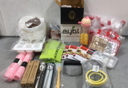 Food Molds, Silicone Utensil Rests, Silicone Placemats, Spice Bottles, Popsicle Making Kit, Cookie Cutters, Ice Stones, Wine Tumbler, Water Bottle, Copper Drinking Cups, Taco Sauce Starters, and more