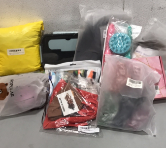 (2) Wig Caps, (1) Rebecca Allen Face Mask Bundle, (3) Pack Detangling Brush Set, and more