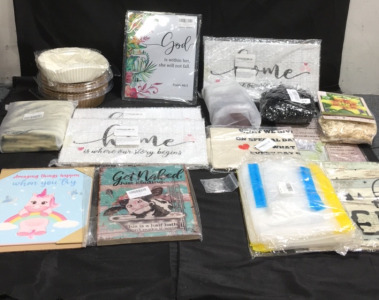 (1) 2021 1oz .999 Fine Silver Morgan Style Coin (3) Home Wall Decorations (6) Kids Motivational Wall Decor (3) Packs Of Airfryer Filters and More!