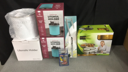Electric Lunchbox - Paper Towel Holder - (4) Utensil Holder - Childrens Cup