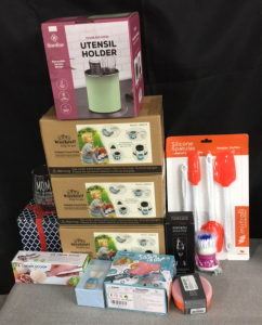 Bay Supplies - Utensil Holder - Wine Filter - Tissue Box - Dish Washer - Snack Storage - Mom Wine Glass - Ice Cream Scoop