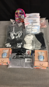 Kids Backpack - Head Bands - Socks - Shirts