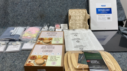 (2) Air Fryer Liners-Carbon Filter-Royal Cutting Boards And More