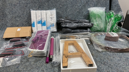 Mop-Wall Decor-Water Filter-(4) Folding Brackets And More