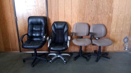 (4) Rolling Office Chairs