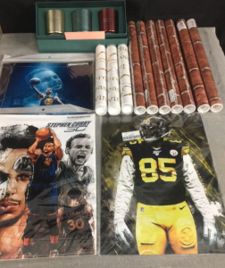 Basketball Posters - Wall Poster - Candle Set