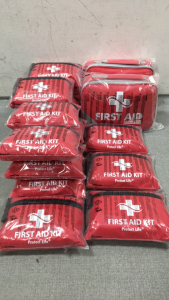 (2) Large First Aid Kits, (16) Small First Aid Kits