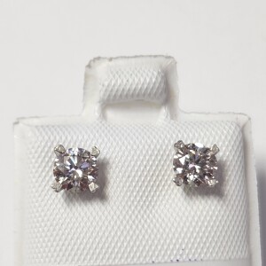 $3285 14K Lab Grown Diamond(0.86ct) Earrings