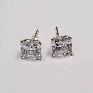 $120 Silver CZ Earrings