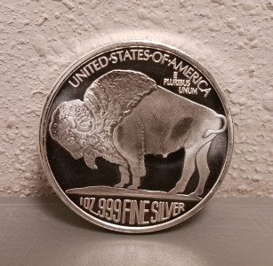 1 Ounce Round .999 Fine Silver - Verified Authentic