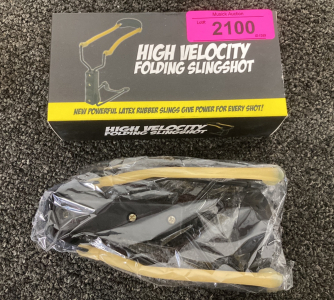 High Velocity Folding Slingshot