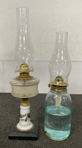 2 Vintage Oil Lanterns