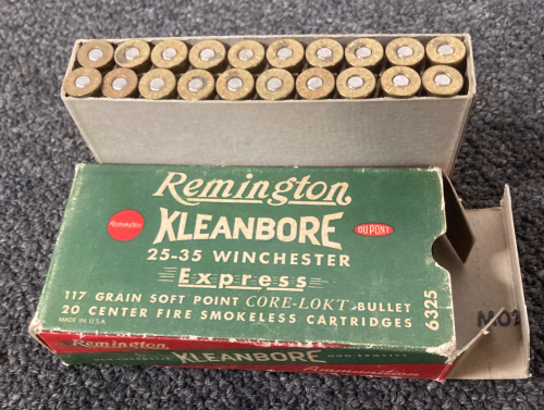 2 Boxes of 25-35 Win Ammo