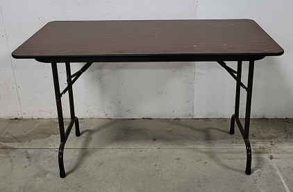 Brown Folding Table