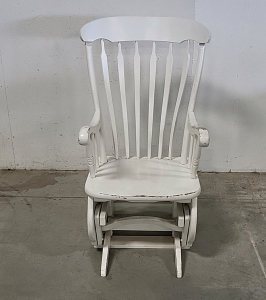 White Wooden Rocking Chair