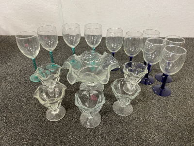 Assorted Glassware
