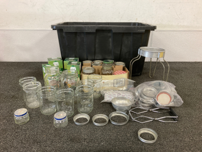 Jars, Lids, And Canning Supplies