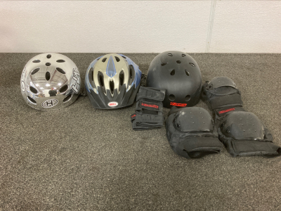 (3) Bike Helmets