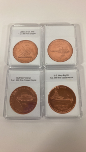 Military Commemorative Copper Rounds
