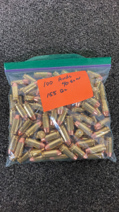 (100) Rounds Win 40 S&W Ammo