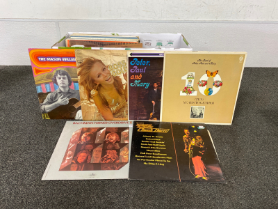 Box of Assorted Records