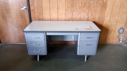 5-Drawer Metal Office Desk