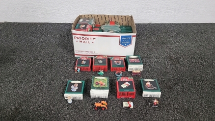 Box of (37) Mini Hallmark Keepsake Ornaments