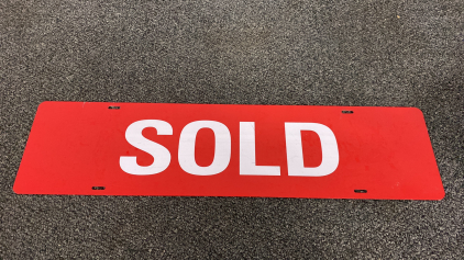 Real Estate “Sold” Sign