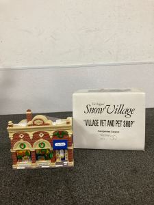 The Original Snow Village "Village Vet And Pet Shop"