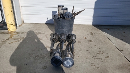 Bucket of Solar Lights