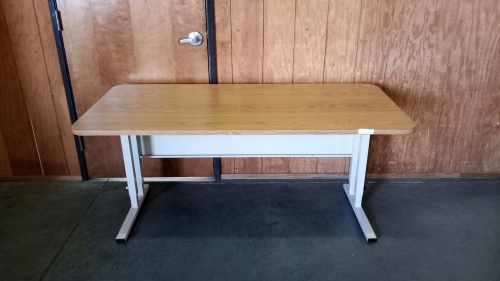 Metal-framed Office Table