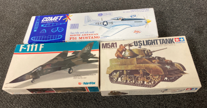 2 Airplanes and a Tank Models