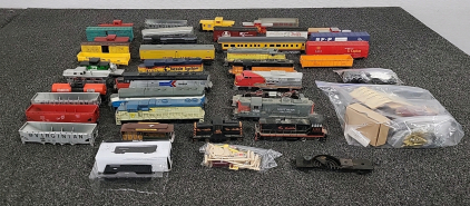 Toy Train Cars, Engines, and Parts