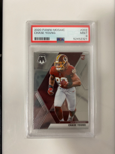 2020 Panini Mosaic Chase Young Graded Sports Card