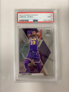 2019 Panini Mosaic LeBron James Graded Sports Card