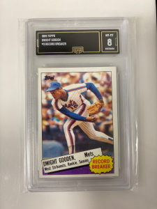1985 Topps Dwight Gooden #3 Record Breaker Graded Sports Card