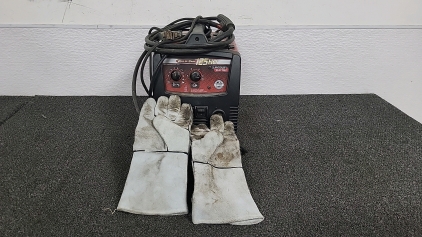 Lincoln Wire Fed Welder and Gloves