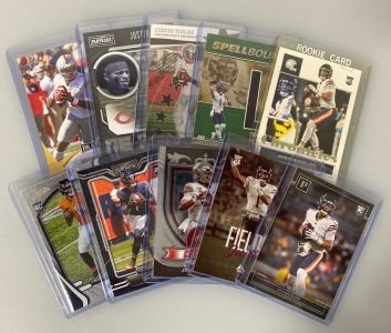 Assorted Justin Fields Collector Sports Cards