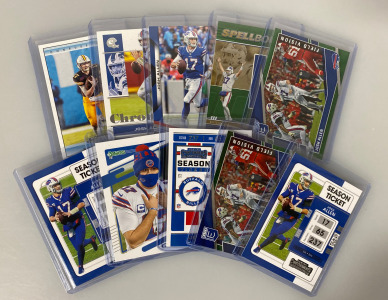 Assorted Josh Allen Collector Sports Cards