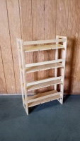 Folding/Collapsible Wood Shelf